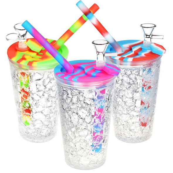 Cooling Freeze Travel Cup Bubbler - 6" /14mm F /Colors Vary