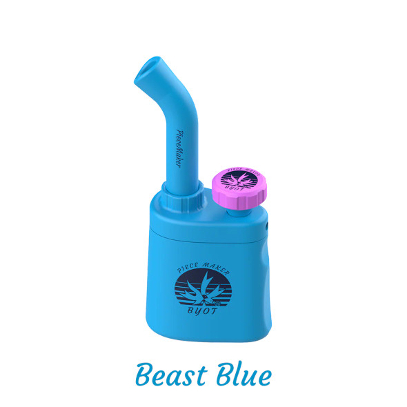 Piece Maker Klutch Silicone Bubbler/Rig Beast Blue