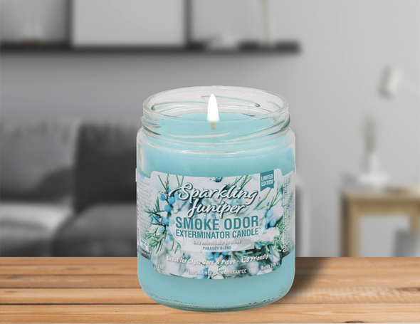 Smoke Odor 13oz. Candle - Limited Edition - Sparkling Juniper