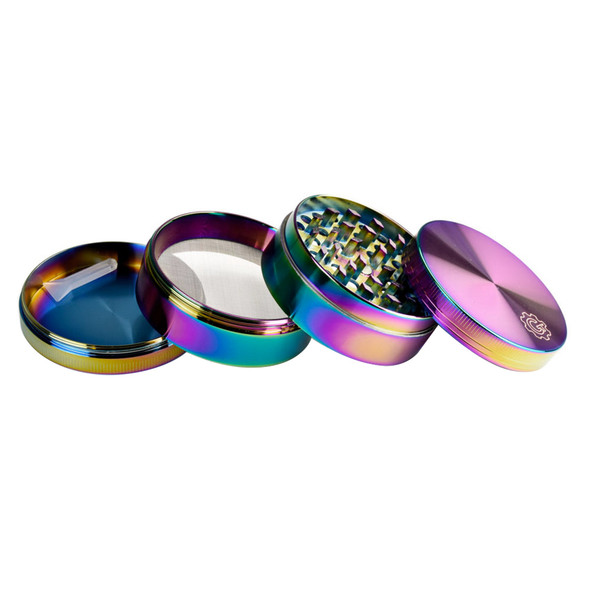 Pulsar 4-Piece 2.5" Anodized Zinc Pollinator Grinder - Chameleon