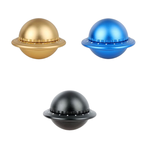 UFO Aluminum Grinder - 3pc / 1.8" / Colors Vary