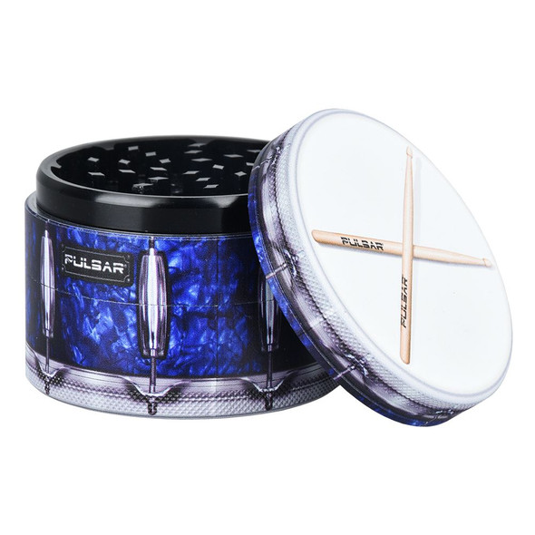 Pulsar Design Series Aluminum Grinder - 4pc / 2.5" / Drum