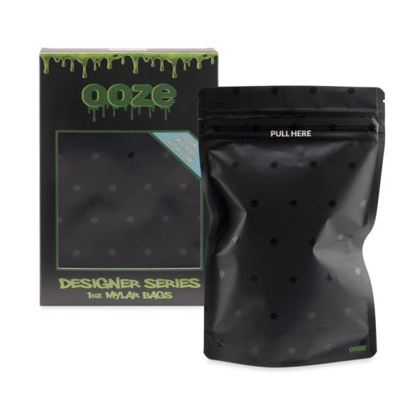 OOZE Mylar Bags Desginer Series 1oz / 10 bags per pack /12PC DISPLAY