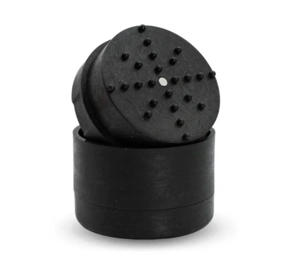 Stache Products  Hemp Grynder - 3pc / 2.2" Black