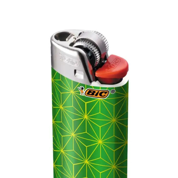 Bic Lighter w/ Sleeve - Metallic/50PC DISPLAY