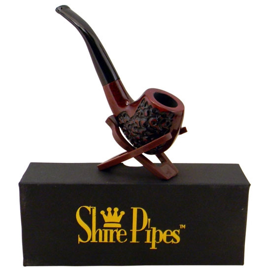 Engraved Bowl Rosewood Shire Pipe