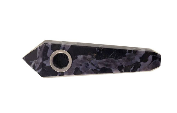 Jessica - Snake Spot Gemstone Pipe