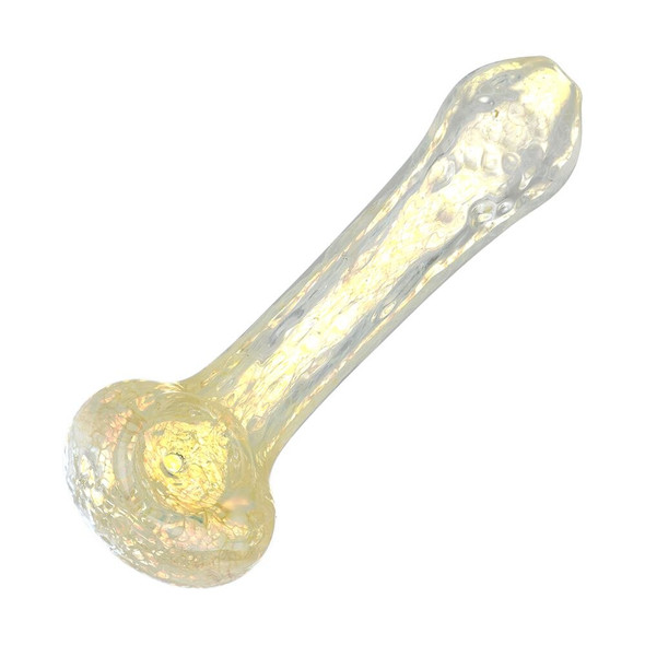 Sparkling Lemonade Crackle Glass Spoon Pipe - 4.75"