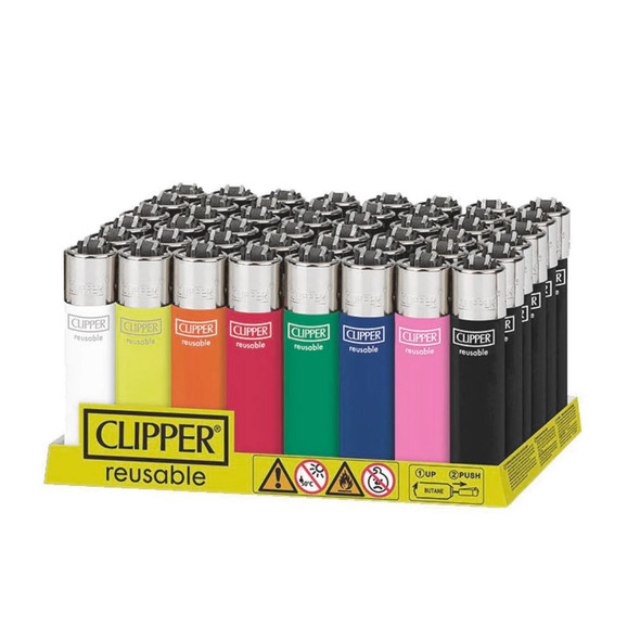 Clipper Large Solid Colours Lighters