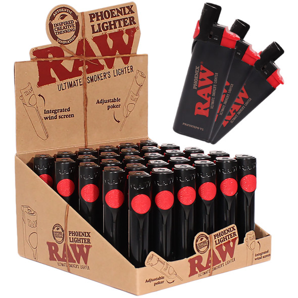 RAW Phoenix Lighter 30ct Display