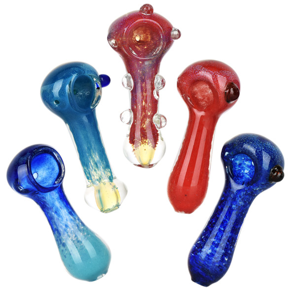 Mojo Magic Assortment Glass Spoon Pipes - 3.5"/20ct Bundle
