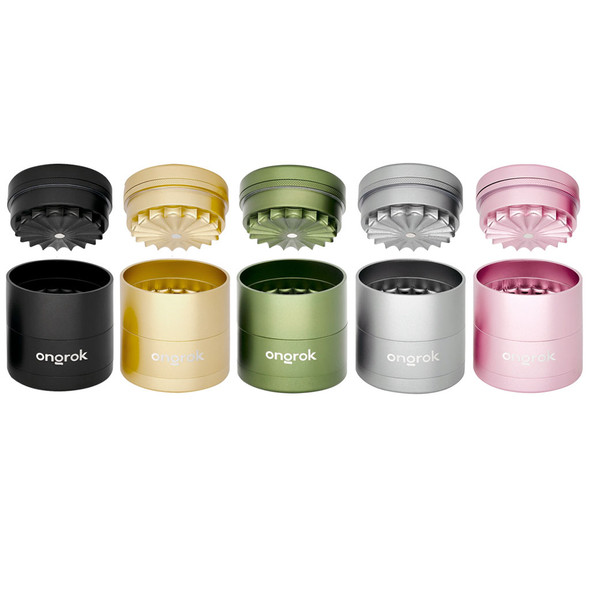ONGROK 5 Piece Flower Tooth Storage Grinder