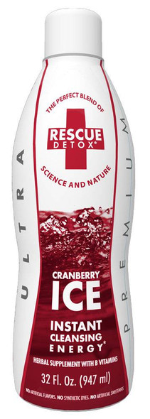 Rescue Detox Ice 32oz - Cranberry