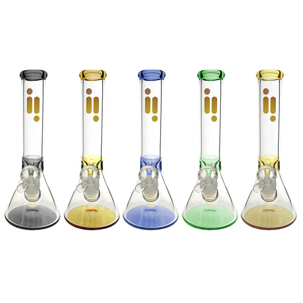 Infyniti 10" Beaker with Ice Pinch & Colour Accents Infyniti 10" Beaker with Ice Pinch & Colour Accents