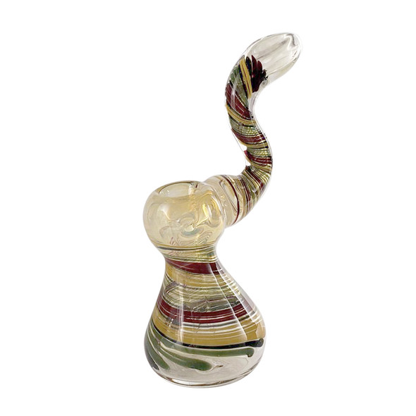 6.5" Tall Inside Out Fumed Sherlock Bubbler