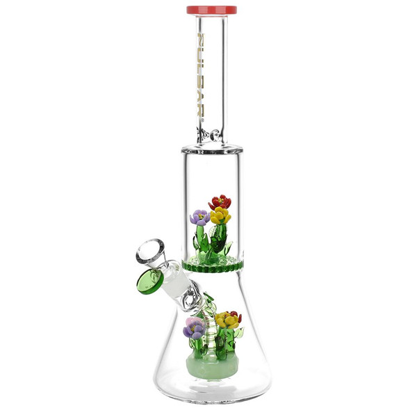 Pulsar Power Is In The Flower Water Pipe - 12" / 14mm F Pulsar Power Is In The Flower Water Pipe - 12" / 14mm F