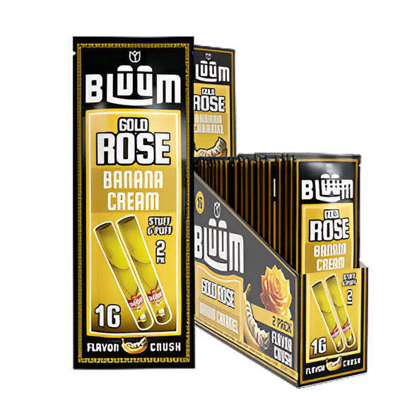 Bluum Wild Flower Rolls - 2pc / Gold Rose & Banana Cream/10PK DISPLAY