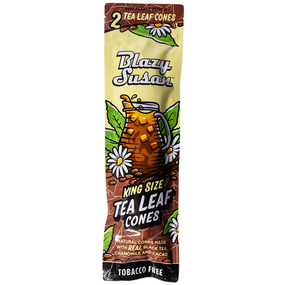 Blazy Susan Tea Leaf Cones- 2pc / King Size / Original/10PK DISPLAY