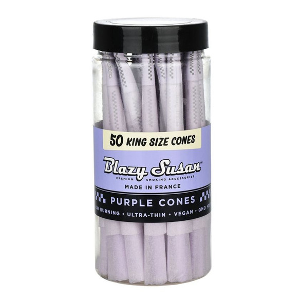 Blazy Susan Purple Pre-Rolled Cones - 50pk/King Size Slim