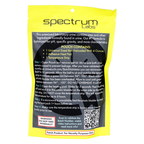 Quick Fix Pro Fetish Urine w/ Belt Kit - 4oz