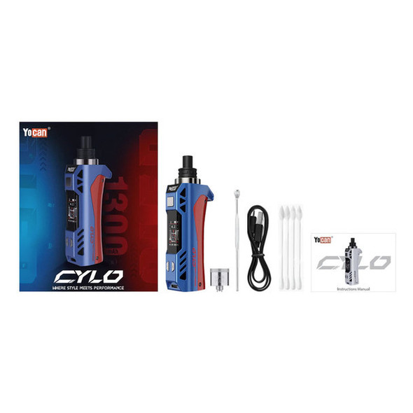 Yocan Cylo C4-DE Digital Concentrate Vaporizer Green Purple