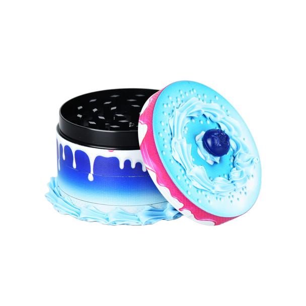 2.5" Birthday Cake Grinder - Blueberry 4pc