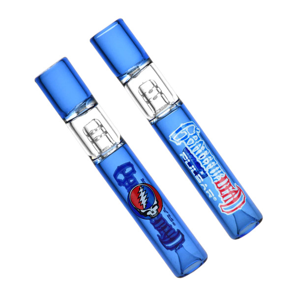 24CT DISPLAY - Grateful Dead x Pulsar Chillum w/ Ash Catcher - 4"