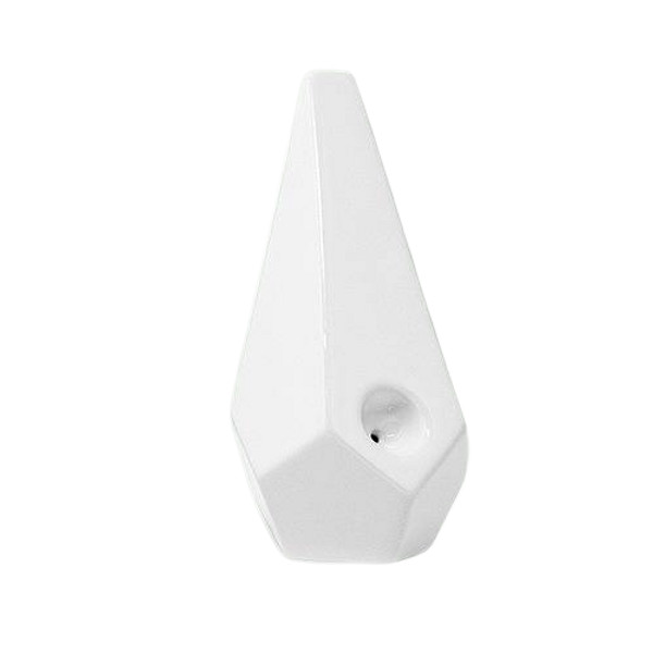 BRNT Prism White Ceramic Pipe