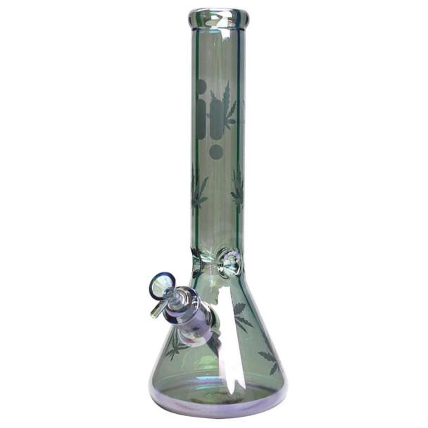 Infyniti 18" 7mm Chromatic Leaf Beaker w/ Ice Pinch