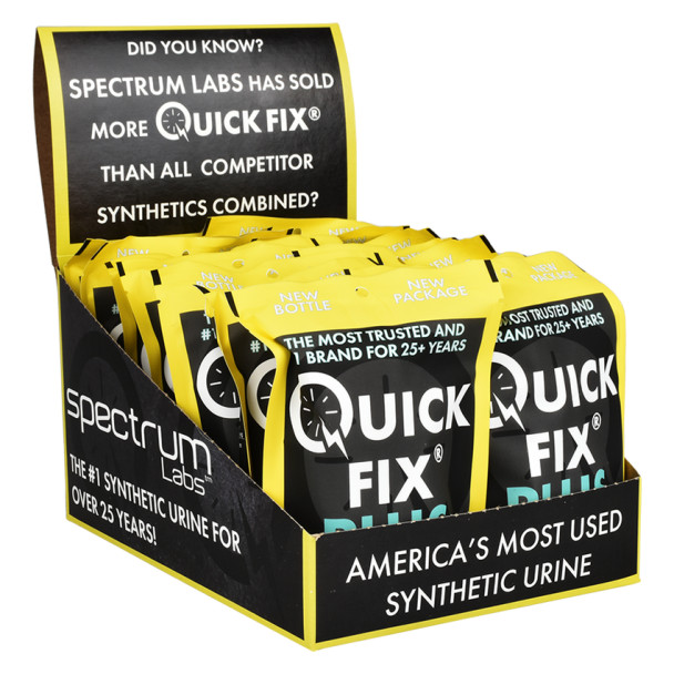 Quick Fix Synthetic Plus Fetish Urine - 3oz/14PC DISPLAY