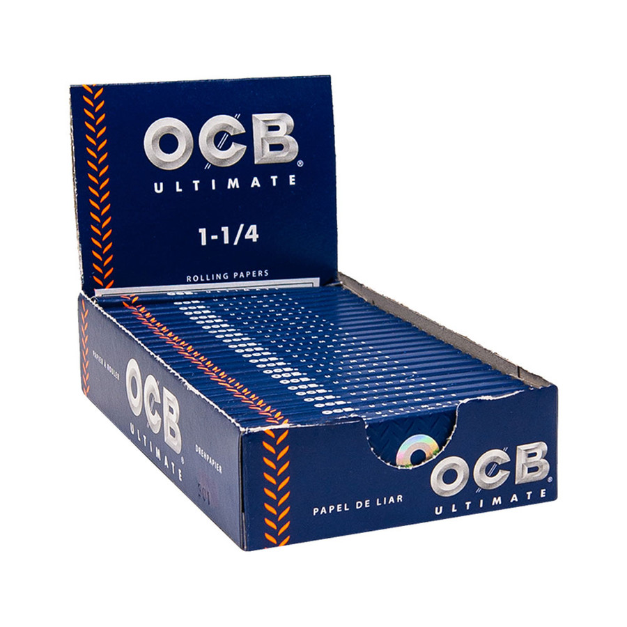 1¼" OCB Ultimate rolling papers display