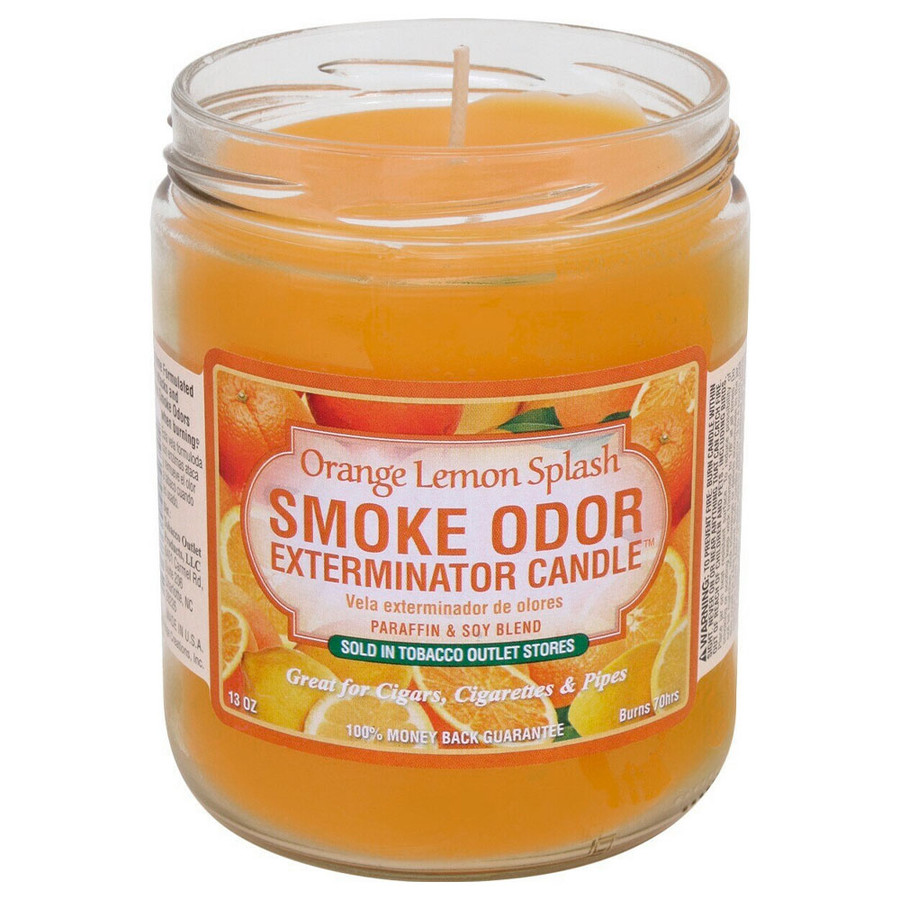 Orange Lemon Splash Smoke Odor Candle 