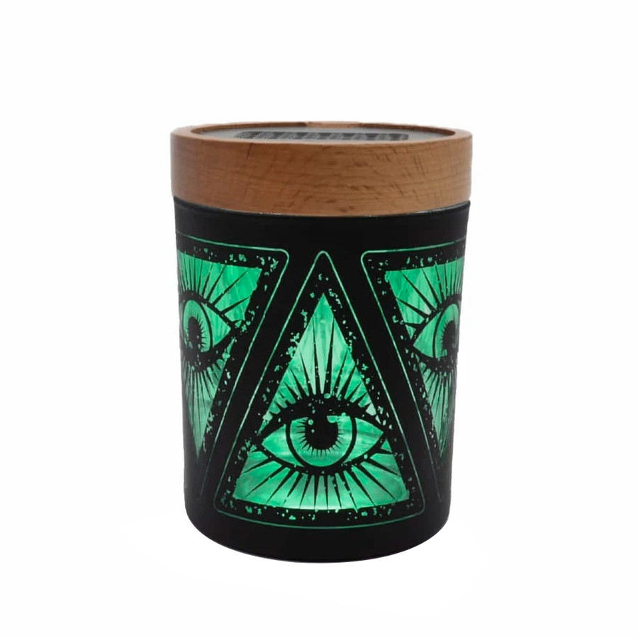 Green Illuminati SmartStash Jar