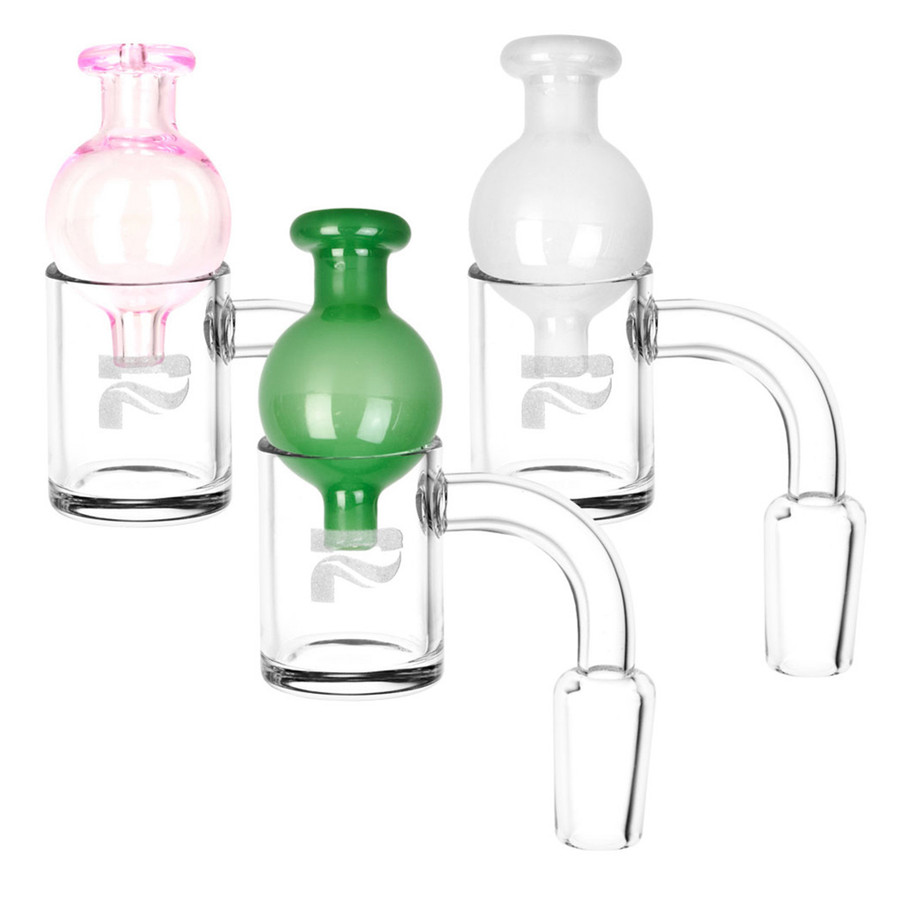 Pulsar 90° Quartz Banger & Ball Carb Cap Set humble+fume