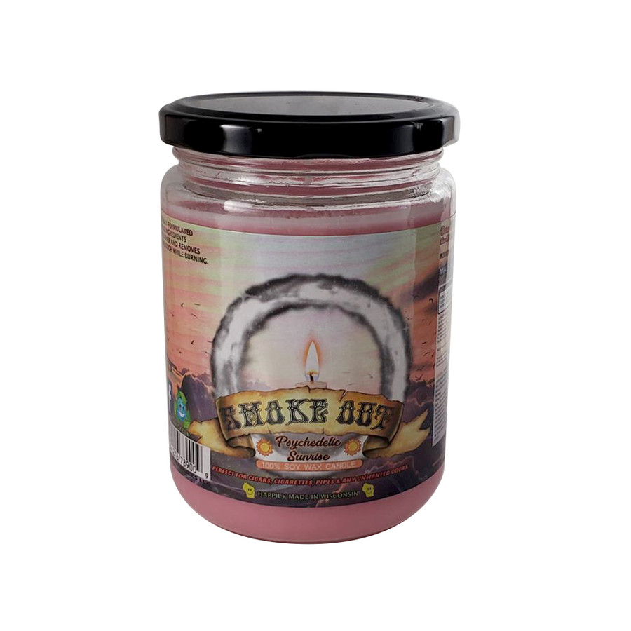 Psychedelic Sunrise Smoke Out Candles