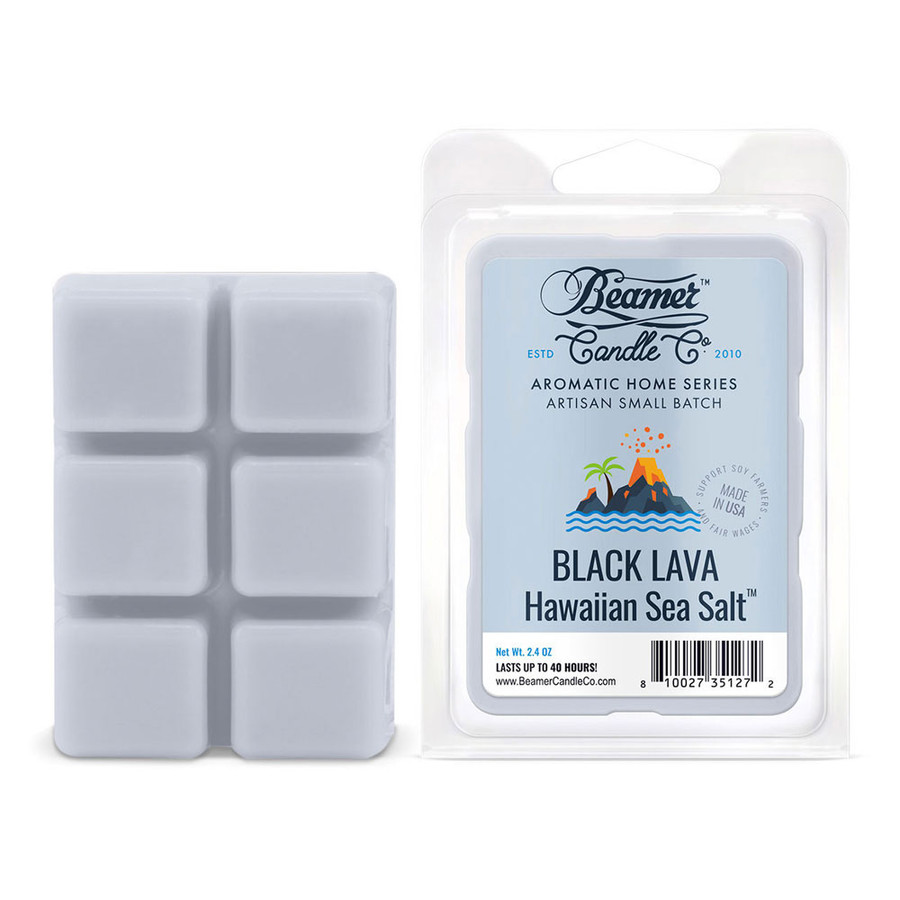 Beamer Black Lava Hawaiian Sea Salt Melts