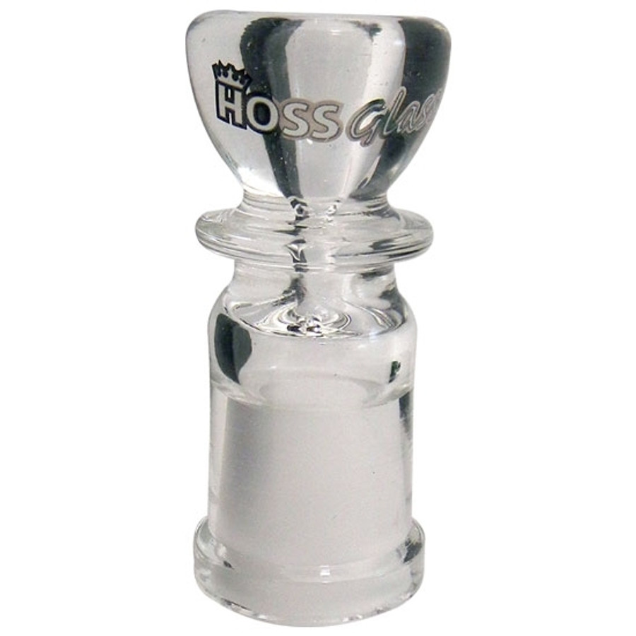 Female Chunky Bowl 14mm Clear by Hoss Glass