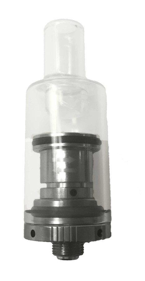 Randy's Pilot Concentrate Vaporizer - Replacement Glass Chamber Atomizer Silver