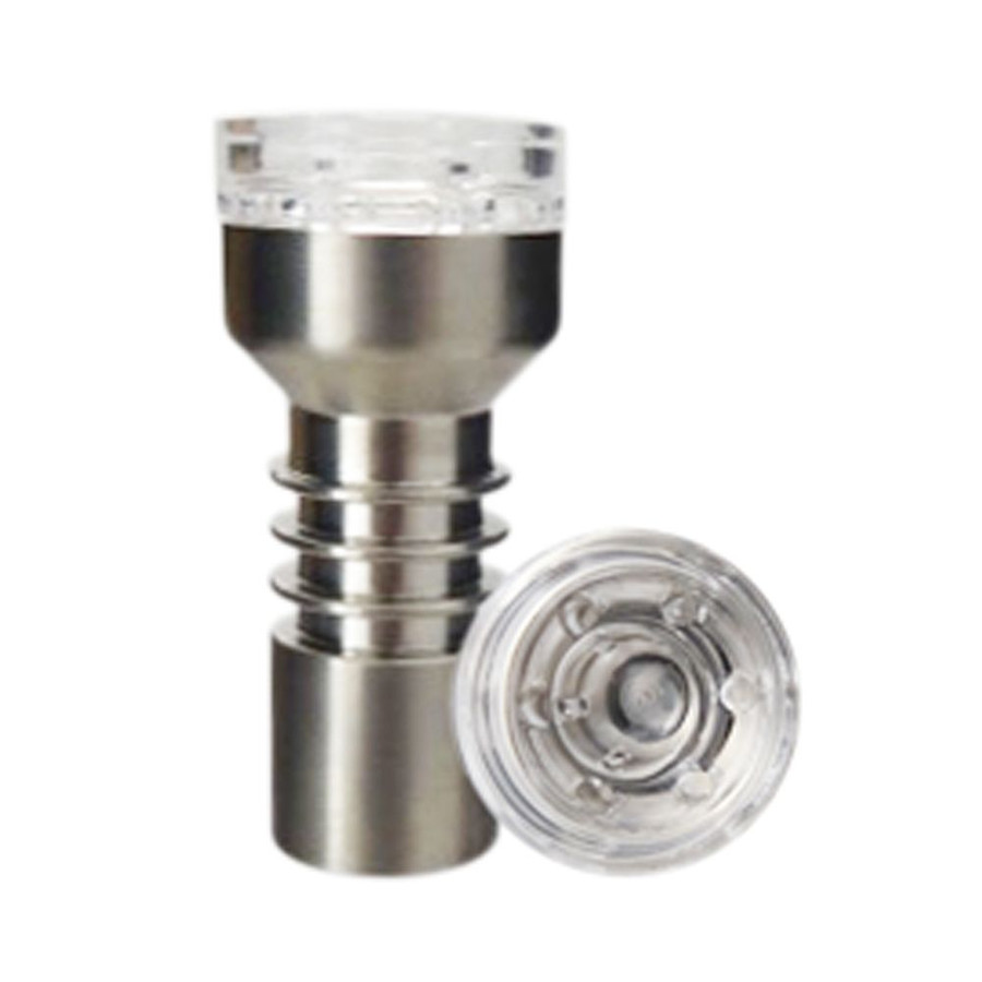 OMNI HQ Hydrid Titanium w/ Quartz Top Domeless Nail - 10/14mm Female