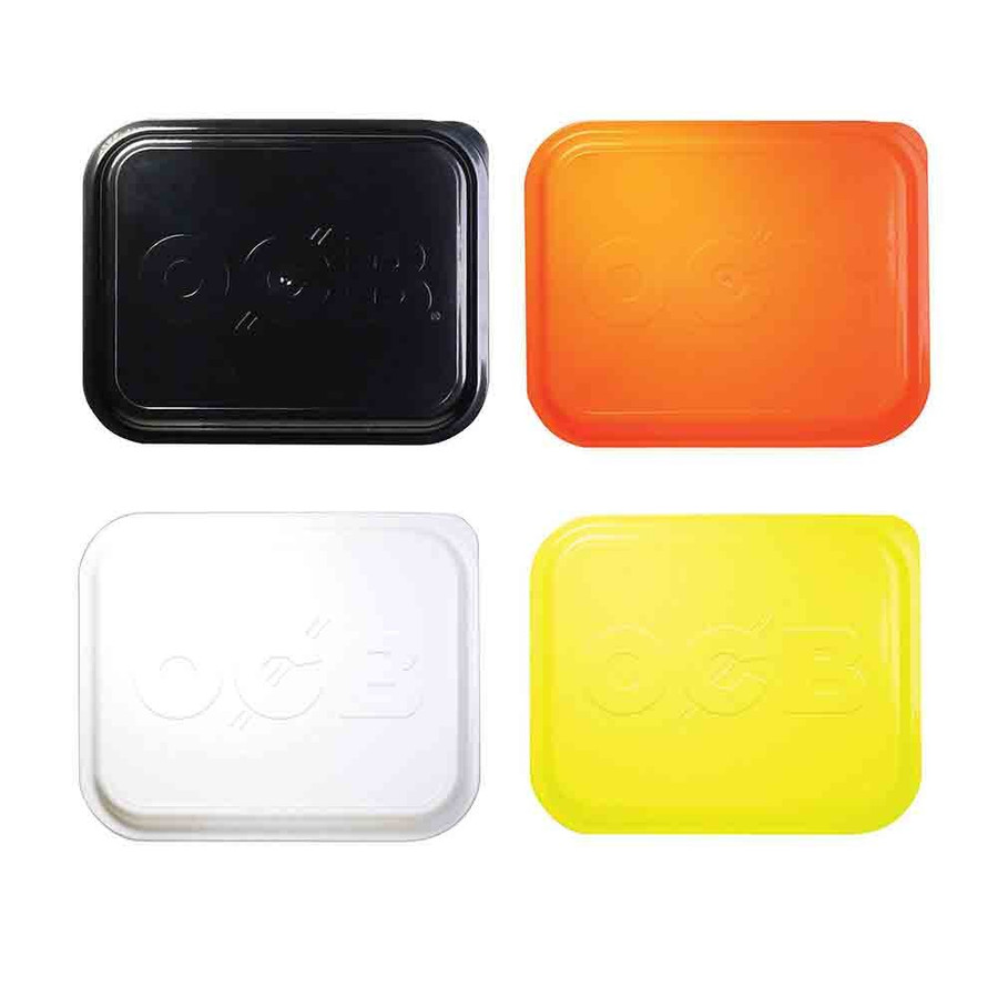 OCB 11" x 7.5" Medium Plastic Rolling Tray Lid