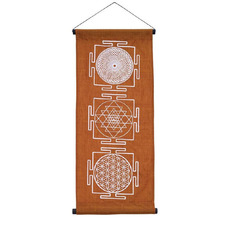 32.5" Long Banner - Geometric Mandala