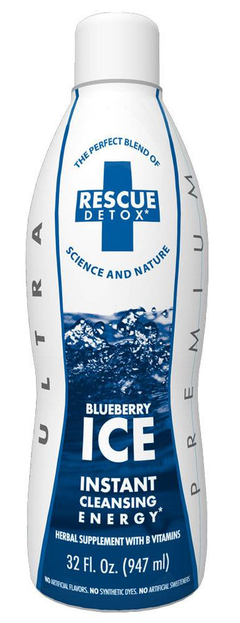 Rescue Detox Ice 32oz – Blueberry