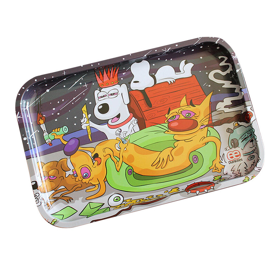 Dunkees 11.75" x 7.88" Rolling Tray - Dawgz