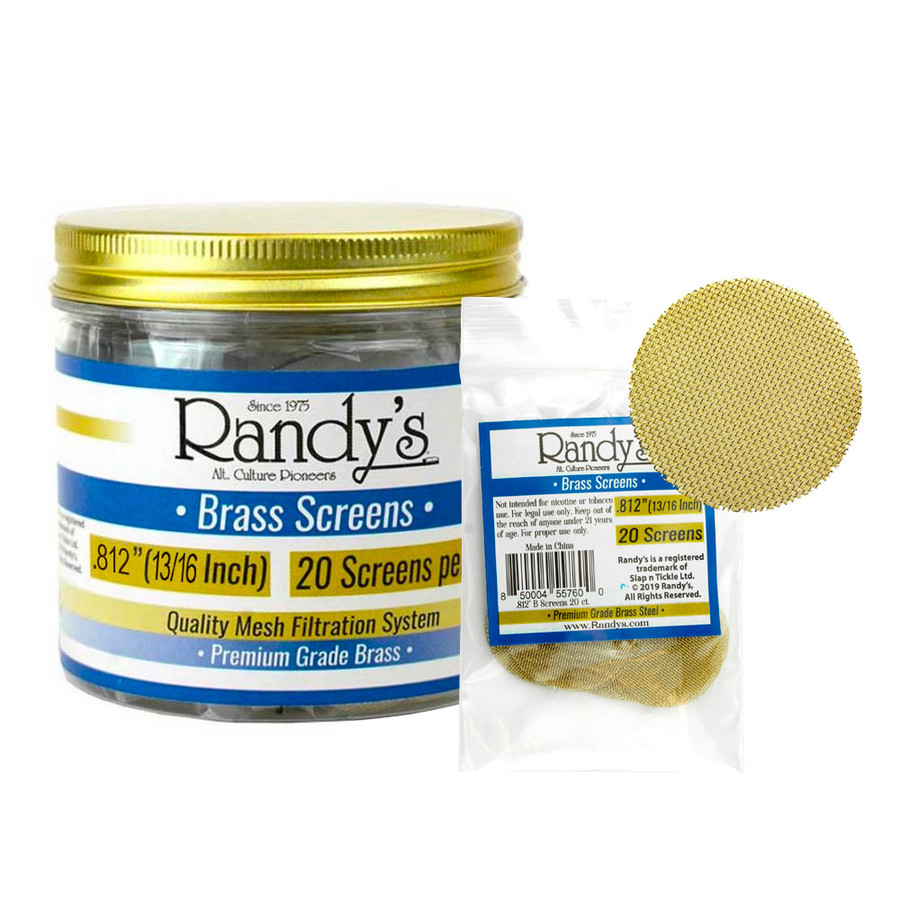 Randy's Brass Screen Jar - .812"