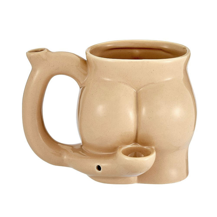 Premium Roast & Toast Ceramic Mug with Pipe - Butt