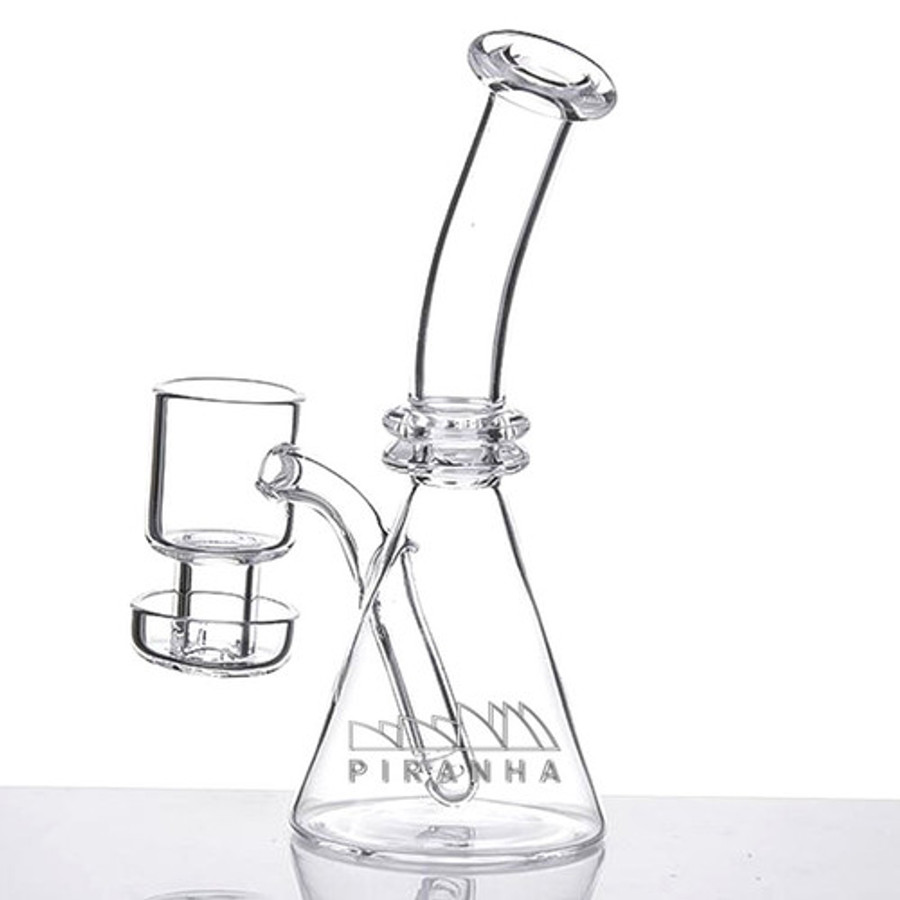 Piranha Quartz Beaker w/ Terp Vacuum Banger Nail