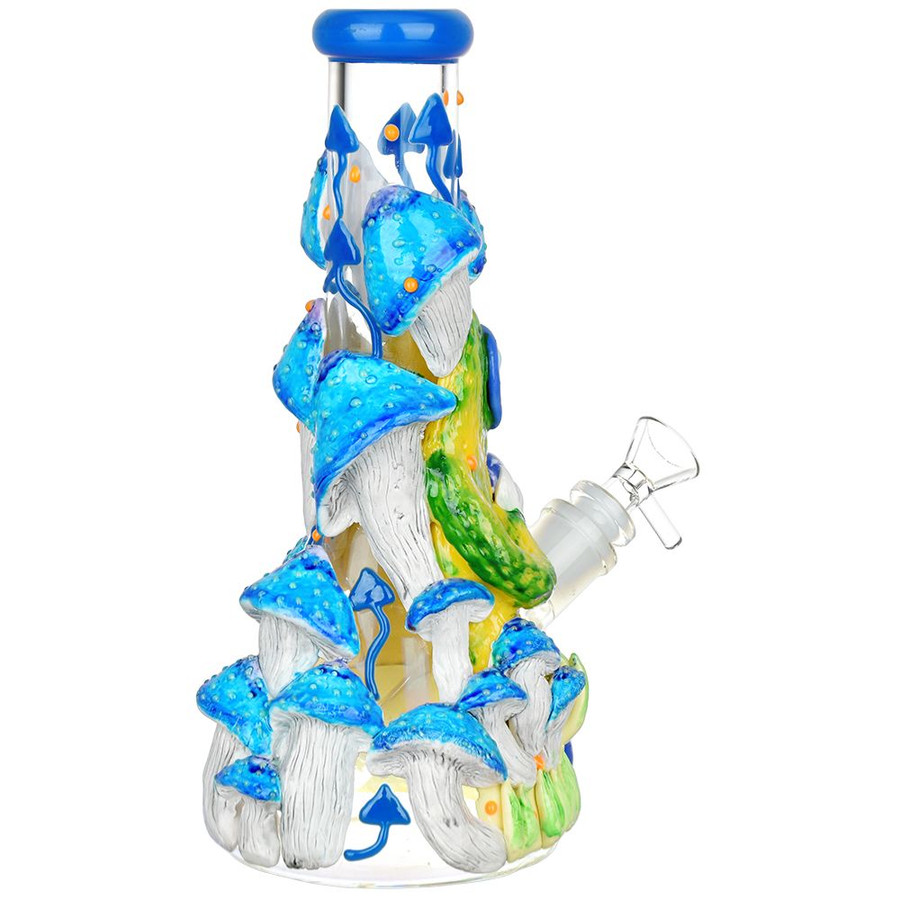 Pulsar Design Series Glow Beaker Water Pipe-Remembering How To Listen - 9.75"- 14mm F