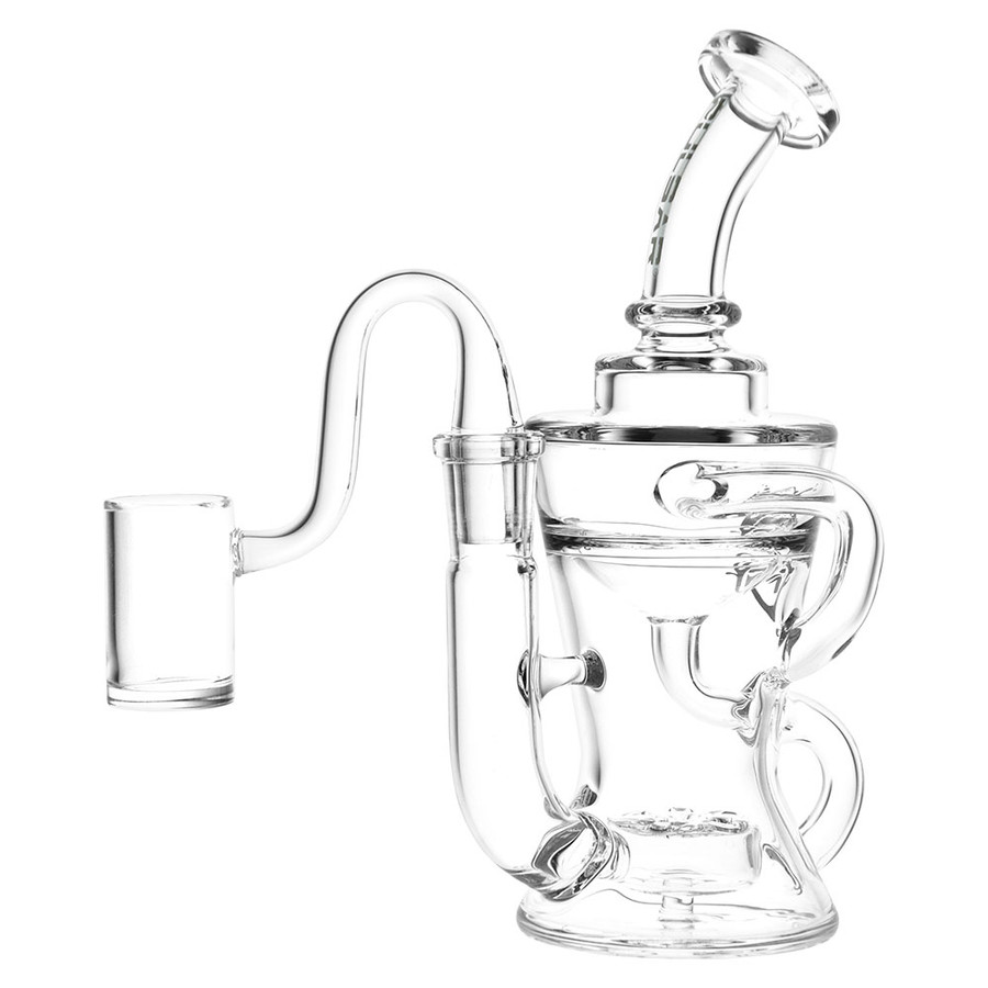 Pulsar Enchanted Double Chamber Recycler Rig - 7" - 14mm F - Clear