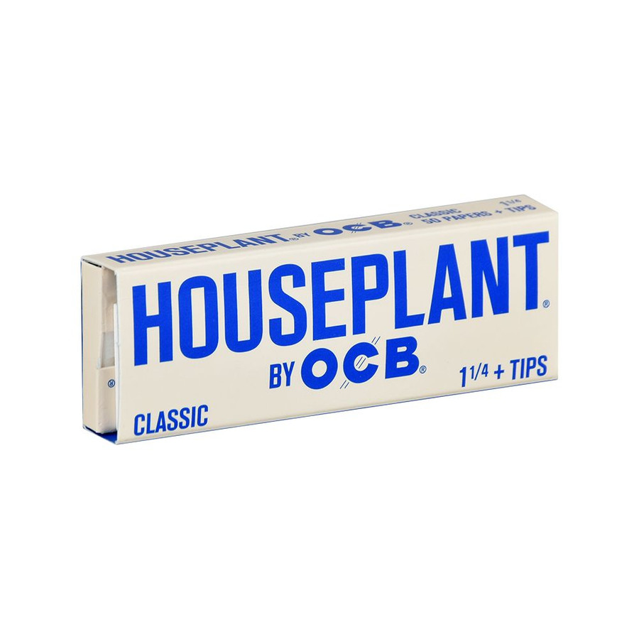 Houseplant by OCB Classic Rolling Papers & Tips | 1 1/4| 50pc | 24pk Display