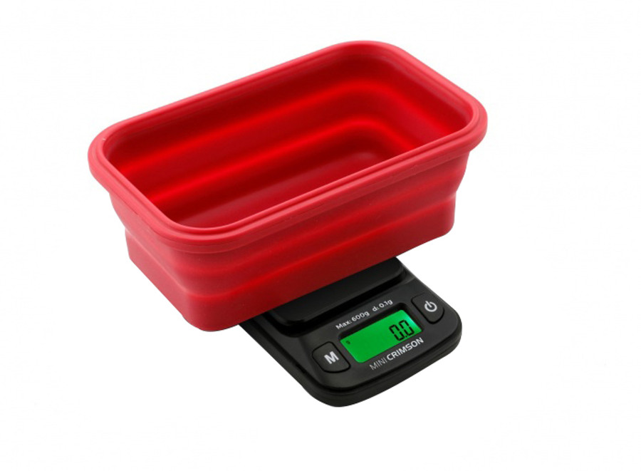 100g x 0.01g - Crimson Collapsible Bowl Scale by Truweigh